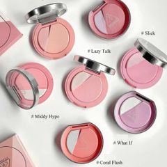 Phấn Má Hồng Bắt Sáng 3CE Blushlighter 9g - Trang Điểm Nền Tảng 2 Trong 1 Cho Gương Mặt Rạng Rỡ và Sống Động