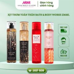 Xịt Thơm Toàn Thân Bath & Body Works 236ml - Hương Ngọt Ngào & Tươi Mát, Dưỡng Ẩm Da, Lựa Chọn Hoàn Hảo Mỗi Ngày