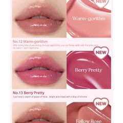 Son Tint Bóng PERIPERA Ink Mood Glowy Tint Căng Mọng Ngọt Ngào 4g - Chất Son Dưỡng Ẩm, Đôi Môi Quyến Rũ Tươi Tắn từ Hàn Quốc