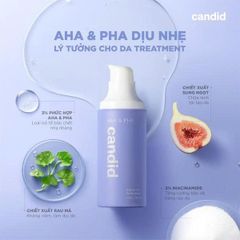 Bộ Tinh Chất & Kem Dưỡng CANDID Retinol 0.5% và B5 Cica 30ml - Gel Tẩy Tế Bào Chết BHA 100ml - Giải Pháp Chăm Sóc Da Chuyên Sâu