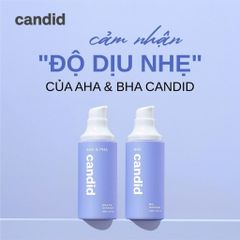Bộ Tinh Chất & Kem Dưỡng CANDID Retinol 0.5% và B5 Cica 30ml - Gel Tẩy Tế Bào Chết BHA 100ml - Giải Pháp Chăm Sóc Da Chuyên Sâu