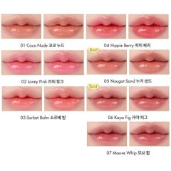 Son Dưỡng Thỏi Có Màu ROM&ND Glasting Melting Balm Hàn Quốc 3.5g - Dưỡng ẩm, Màu sắc tươi sáng, Chính hãng tại Nana Shop