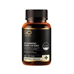 Bổ não Go Healthy Go Ginkgo 9,000 1-A-Day 60 viên