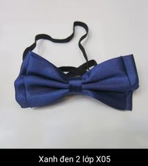 Nơ Chú Rể Cao Cấp KING - Nơ Đeo Cổ Áo Vest Nam Sang Trọng, Vải Silk Lụa, Thích Hợp Dự Tiệc, Phụ Kiện Nam 2 Lớp