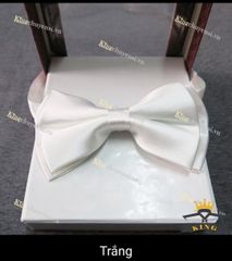 Nơ Chú Rể Cao Cấp KING - Nơ Đeo Cổ Áo Vest Nam Sang Trọng, Vải Silk Lụa, Thích Hợp Dự Tiệc, Phụ Kiện Nam 2 Lớp
