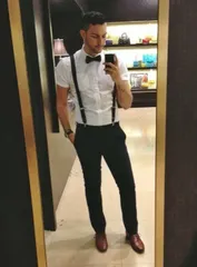 Nơ Chú Rể Cao Cấp KING - Nơ Đeo Cổ Áo Vest Nam Sang Trọng, Vải Silk Lụa, Thích Hợp Dự Tiệc, Phụ Kiện Nam 2 Lớp