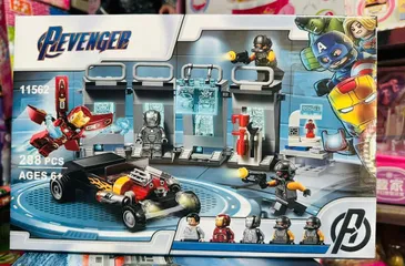 Đồ Chơi Lắp Ráp Siêu Anh Hùng Avengers Nhà Máy Chế Tạo Xe 11562 - 288 Chi Tiết Phát Triển Kỹ Năng Cho Trẻ Em Từ 6 Tuổi