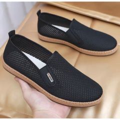 Giày Lười Nam Vải Lỗ Thoáng Khí GN94 - Thời Trang Đi Học Đi Chơi, Đế Êm, Phong Cách Dễ Phối Đồ