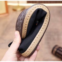 Giày Lười Nam Vải Dệt Thoáng Khí GN93 - Đế Êm, Thời Trang Đơn Giản, Dễ Phối Đồ, Phong Cách Hiện Đại