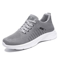 Giày Thể Thao Nam Sneaker Mã 23 Siêu Thoáng Khí - Phong Cách Thể Thao Mới, Màu Đen và Xám, Dành Cho Chạy Bộ và Học Tập