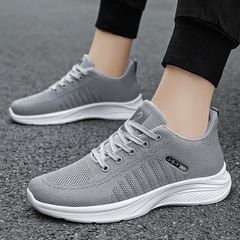 Giày Thể Thao Nam Sneaker Mã 23 Siêu Thoáng Khí - Phong Cách Thể Thao Mới, Màu Đen và Xám, Dành Cho Chạy Bộ và Học Tập