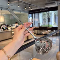 Muôi Thủng CHOCKMEN Inox 304 - Dài 29cm, Chống Trơn, Dễ Vệ Sinh, Dụng Cụ Nhà Bếp An Toàn, Chất Liệu Cao Cấp