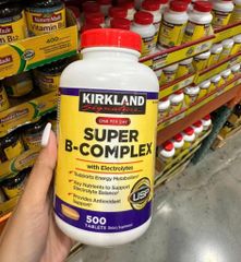 Viên Uống Vitamin Tổng Hợp Kirkland Super B Complex 500 Viên - Tăng Cường Năng Lượng và Giảm Căng Thẳng cho Sức Khỏe Tối Ưu