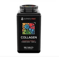 Collagen Youtheory Men'S 390 Viên - Thực Phẩm Chức Năng Dành Cho Nam Giới Giúp Da Khỏe Mạnh và Ngăn Ngừa Lão Hóa