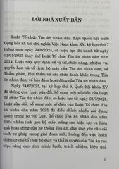 Luật Tổ chức Tòa án Nhân dân 2024 (Sửa đổi, Bổ sung 2025) - NXB Chính Trị Quốc Gia Sự Thật, 136 trang, Bìa mềm