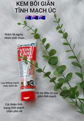 Kem Bôi Giãn Tĩnh Mạch Carusos Veins Care Cream 75G