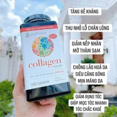 Viên Uống Bổ Sung Collagen Youtheory + Biotin 390 Viên - Tăng Cường Độ Đàn Hồi Da, Giúp Tóc Khỏe Mạnh Hơn