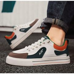 Giày thể thao nam Sneaker MB08 phong cách Hàn Quốc - Giày da PU cao cấp dễ phối đồ, thoải mái cho mọi hoạt động