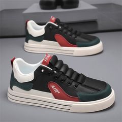 Giày thể thao nam Sneaker MB08 phong cách Hàn Quốc - Giày da PU cao cấp dễ phối đồ, thoải mái cho mọi hoạt động