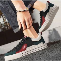 Giày thể thao nam Sneaker MB08 phong cách Hàn Quốc - Giày da PU cao cấp dễ phối đồ, thoải mái cho mọi hoạt động