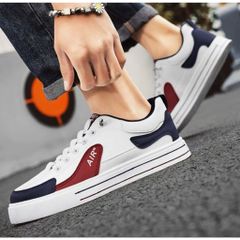 Giày thể thao nam Sneaker MB08 phong cách Hàn Quốc - Giày da PU cao cấp dễ phối đồ, thoải mái cho mọi hoạt động