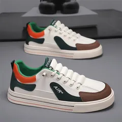 Giày Thể Thao Nam Sneaker MB08 Phong Cách Hàn Quốc, Giày Da PU Cao Cấp, Đế Cao Su Nhẹ, Dễ Phối Đồ, Size 39-44