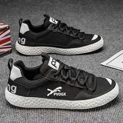 Giày Thể Thao Nam MB16 Thoáng Khí - Sneaker Mới Mẫu Đẹp, Đế Êm, Nhiều Màu Sắc Đen, Ghi Đỏ, Trắng cho Đi Chơi, Tập Gym