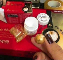 Viên Uống An Cung Ngưu Hoàng Đỏ Kwangdong Hàn Quốc - Hỗ Trợ Sức Khỏe, Tăng Cường Đề Kháng, Hộp 10 Viên