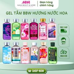 Sữa Tắm Nữ BBW Shower Gel Hương Nước Hoa 295ml - Dịu Nhẹ, Dưỡng Ẩm Làn Da, Thư Giãn Sau Ngày Dài, Sản Phẩm Bath & Body Works Chính Hãng
