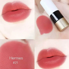 Son Hermès Rouge Satin 21 - Màu Hoa Hồng Khô Quyến Rũ, Chất Son Mượt Mà, Thiết Kế Sang Trọng - Sản Phẩm Làm Đẹp Đẳng Cấp Từ Pháp