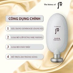 Tẩy Da Chết Làm Sáng Da Whoo Gongjinhyang Seol Peeling Gel 100ml - Gel Tẩy Tế Bào Chết Cung Cấp Độ Ẩm, Làm Dịu Da