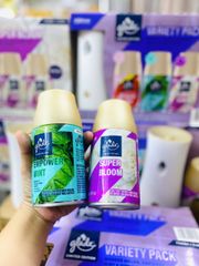 Set Máy Xịt Thơm Tự Động GLADE Hương Hoa Hồng - Thiết Bị Khử Mùi Hiện Đại, Giải Pháp Thơm Mát Cho Không Gian Sống