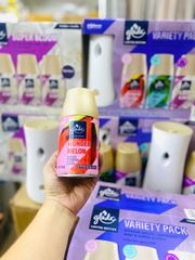 Set Máy Xịt Thơm Tự Động GLADE Hương Hoa Hồng - Thiết Bị Khử Mùi Hiện Đại, Giải Pháp Thơm Mát Cho Không Gian Sống