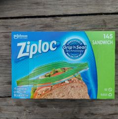 Túi Zip Đựng Thực Phẩm, Bánh Mì Sandwich Ziploc Hộp Nhỏ 145 Cái (16.5Cm X 14.9Cm)