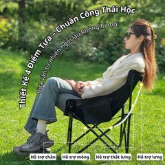 Ghế Gấp Gọn Dã Ngoại Mini Hợp Kim Nhôm - Ghế Camping Xếp Gọn Chịu Lực 240KG Tiện Lợi Cho Cắm Trại, Du Lịch, Câu Cá