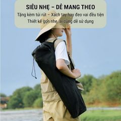 Ghế Gấp Gọn Dã Ngoại Mini Hợp Kim Nhôm - Ghế Camping Xếp Gọn Chịu Lực 240KG Tiện Lợi Cho Cắm Trại, Du Lịch, Câu Cá
