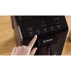 Máy pha cà phê tự động Bosch TIE20119 - Thiết kế sang trọng, xay và pha cà phê nhanh, tiện lợi cho đồ uống cappuccino, latte tại nhà.
