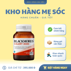 Viên Uống Blackmores Celery 3000mg Giảm Đau Gút - 50 Viên Hỗ Trợ Thanh Lọc Acid Uric Từ Úc