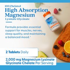 Viên Uống Magnesium Lysinate Glycinate Doctor's Best - Hỗ Trợ Giấc Ngủ Sâu, Tăng Cường Trí Nhớ, Giảm Căng Thẳng - 120 Viên Mỹ