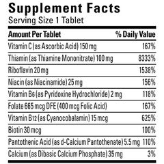 Viên uống Vitamin B Complex và C Nature Made - Bổ sung vitamin B cần thiết cho sức khỏe, năng lượng và miễn dịch - Hũ 140 viên nhập khẩu Mỹ