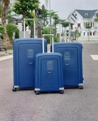 Vali Kéo Samsonite S Cure Phong Cách Châu Âu - Được Làm Bằng Polypropylene Chất Lượng Cao Với Khóa Ngầm, Bốn Bánh Đôi Tiện Lợi