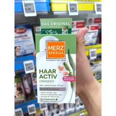 Viên uống ngăn rụng tóc và giúp tóc dày Merz 120v - Sản phẩm Đức cho tóc chắc khỏe, bóng mượt, nuôi dưỡng từ sâu bên trong