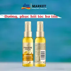Dầu Dưỡng Tóc Pantene Pro-V Keratin Protect Oil 100ml - Bảo Vệ và Phục Hồi Tóc Hư Tổn, Tăng Cường Độ Bóng Mượt