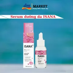 Serum Isana Azelain dưỡng ẩm cho da nhờn - Giảm mẩn đỏ, làm dịu da, cải thiện khuyết điểm - Tuýp 30ml Chính Hãng Đức