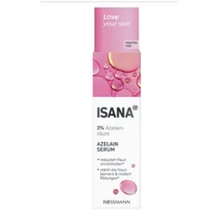 Serum Isana Azelain dưỡng ẩm cho da nhờn - Giảm mẩn đỏ, làm dịu da, cải thiện khuyết điểm - Tuýp 30ml Chính Hãng Đức