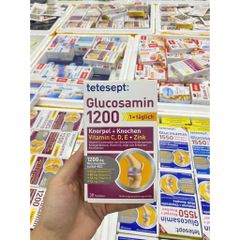 Viên uống bổ khớp Glucosamin 1200mg Tetesept - Hàng Đức, Hộp 30 viên hỗ trợ sức khỏe xương khớp