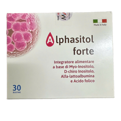 Alphasitol Forte - Bổ Trợ Sinh Sản Cho Nữ Giới, Hỗ Trợ Khả Năng Thụ Thai Tự Nhiên - Hộp 30 Gói Myo-Inositol, Acid Folic