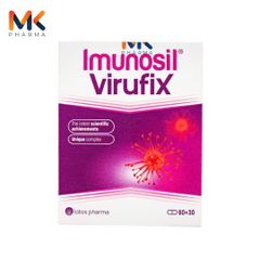 Viên uống IMUNOSIL VIRUFIX - Hỗ trợ tăng cường sức đề kháng và giấc ngủ - Thực phẩm chức năng bổ sung Vitamin C, D3, Kẽm