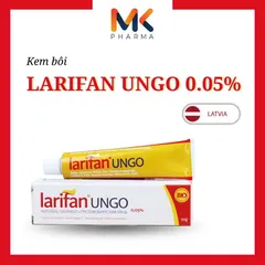 Kem bôi LARIFAN UNGO 0.05% - Giải pháp hỗ trợ sùi mào gà, mụn rộp Herpes và ngăn ngừa tái phát