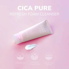 Sữa Rửa Mặt INVU Cica Pure Refresh Foam Cleanser 150ml - Chăm Sóc Da Nhạy Cảm, Làm Sạch Nhẹ Nhàng, Dưỡng Ẩm Rạng Ngời